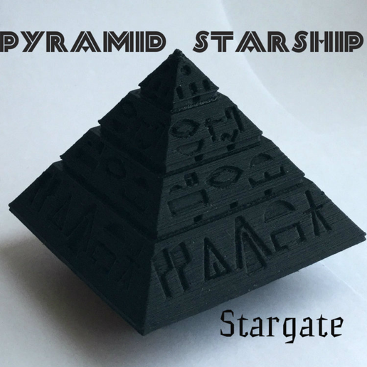 Piramid Starship Stargate 3D model