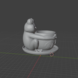 3.png Cute Frog Plant Pot | 3D Printable Planter STL