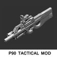 2.jpg weapon gun P90 TACTICAL MOD-FIGURE 1/12 1/6