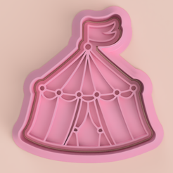 carpa.png Circus tent cookie cutter ( Circus tent cookie cutter )