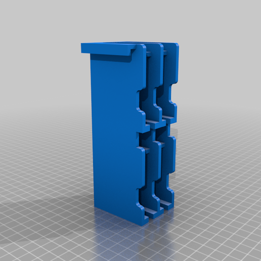 Free 3D file DLA print core holder 2x2 (.25thick x .175OH)・3D printer