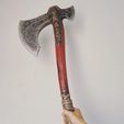 128125547_10224446706254279_164237080170165520_o.jpg weapon Kratos - Leviathan Axe - God of war 2018 for cosplay