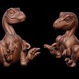 2e2e2.jpg Baby Trex for 3D Printing 3D model