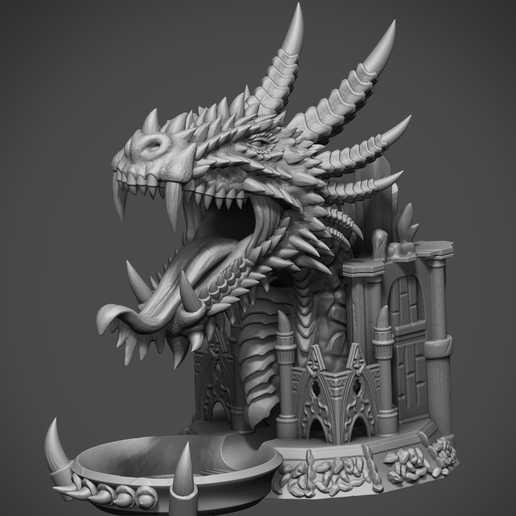 Dragon's-Maw-The-Dice-Tower-3D-STL-file-for-3D-printing-1.png 用于 3D 打印的龙之爪骰子塔 3D STL 文件