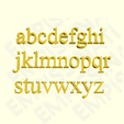 lowercase_image.png TIMES NEW ROMAN - 3D LETTERS, NUMBERS AND SYMBOLS