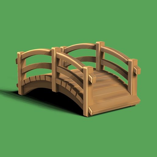 🌉 bridge・ OBJ File for 3D printing・Cults