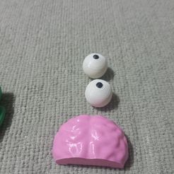 fidget zombie keychain