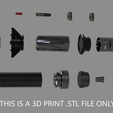 Star_Wars_-_Baylan_Skoll_Lightsaber_Parts.png Baylan Skoll Lightsaber - 3D Print .STL File