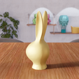 untitled7.png 3D Easter Bunny Head STL File - 341