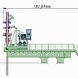 Bohralnage-Mass1.jpg Drilling rig for ship model as cargo 1:75