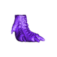 RIGHT FOOT D-REX.stl D-Rex - Distortus rex JURASSIC WORLD REBIRTH