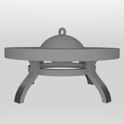render_1.png Free STL file Fire Pit - Possible 28mm Gaming Prop・3D printer design to download
