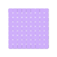 Base_9x9_wm.stl Гибкая клетчатая салфетка