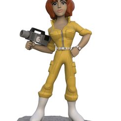 April.jpg STL file April O'Neil・Template to download and 3D print