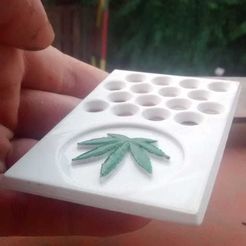 WhatsApp Image 2020-03-04 at 19.53.15.jpeg STL file Marijuana grinder card・Design to download and 3D print, Albano
