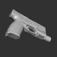 x300a4.png Cz P10 C Surefire X300 A Real Size Scan 3d Gun Mold