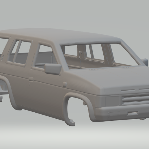 nissan terrano 3D model