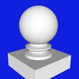 3 inch post cap 3.jpg STL file 3 inch Post Cap・3D printer model to download, AnthonyVanVolkinburg