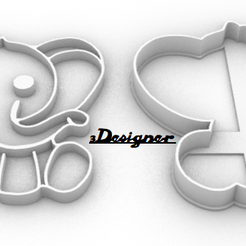 Elefante.png Archivo STL CORTADOR DE GALLETAS ELEFANTE・Design para impresora 3D para descargar