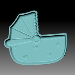 BabyCrib-VACUUM-PIECE.jpg Fichier STL MOULE À BOMBE DE BAIN POUR BERCEAU DE BÉBÉ・Plan à imprimer en 3D à télécharger