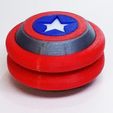 CapAmerica2.jpg Archivo STL YOYO Captain America・Modelo para descargar y imprimir en 3D