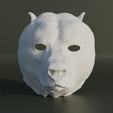 11.png Bear Face Mask - Wild Bear Cosplay 3D print model