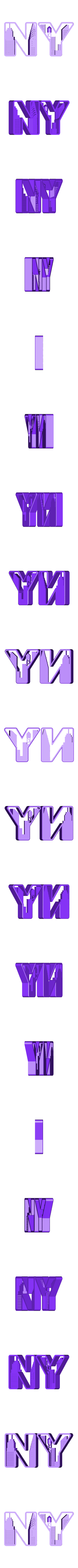 NY_letters.OBJ NYC- New York Letters