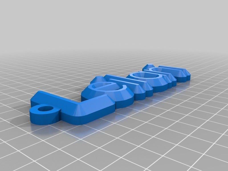 Download Free Stl File Leilani Keychain • Template To 3d Print ・ Cults