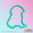 16_cutter.png SMILEY SHAGGY DOG COOKIE CUTTER MOLD