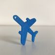 3.JPG Free STL file Plane keychain or pendant・3D print object to download