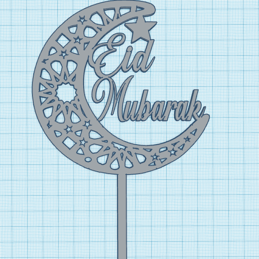 Download STL file EID MUBARAK • 3D printer design • Cults