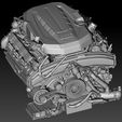 07.jpg Audi S8 V8 Engine for 3D Printing 24th and 18th scale single piece