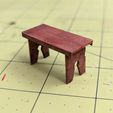 benchpainted.jpg 1:24 Keyhole Bench