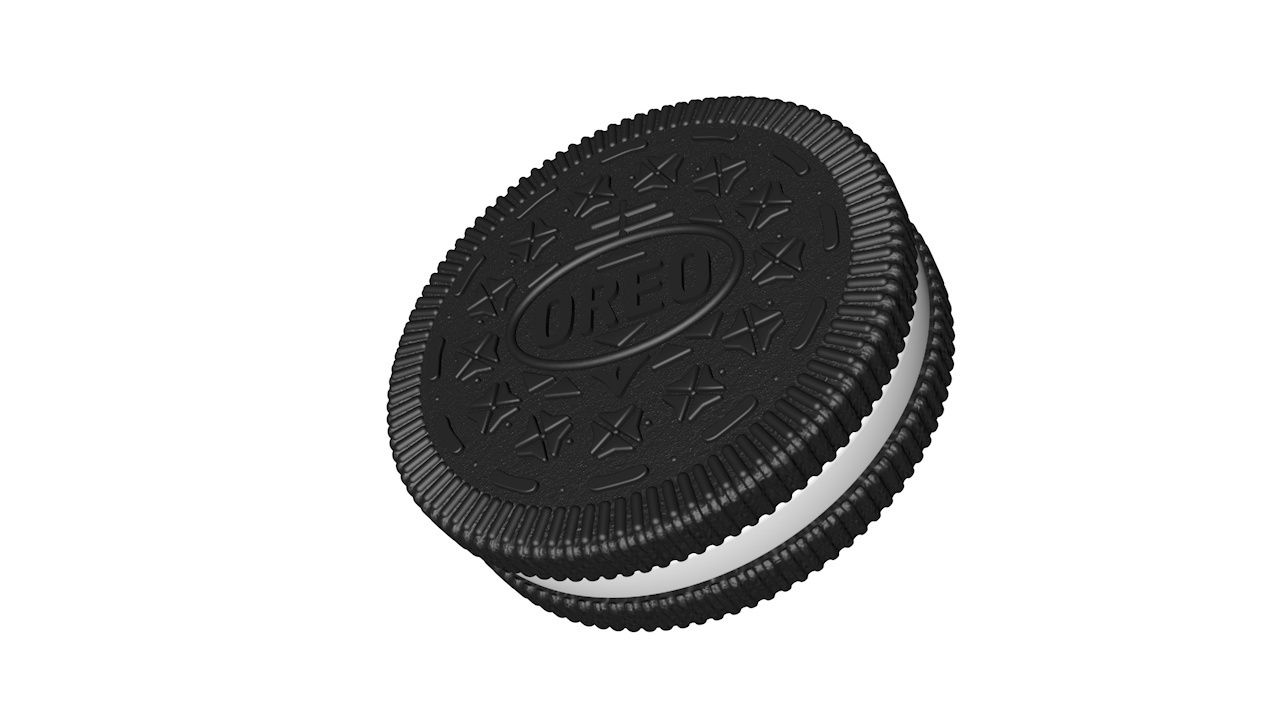 Download OBJ file Oreo Cookie • 3D printable design ・ Cults