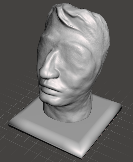Download Stl File Roman Head 3d Scan Of Clay Sculpture • 3d