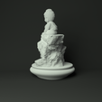 left.png BackFlow Incense Burner Baby Buddha and Rocks for 3D printing 3D print model