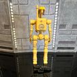 332342156_531229142470382_2592035702386836176_n.jpg STL file STAR WARS VINTAGE TRADE FEDERATION BATTLE DROID, CUSTOM UNPRODUCED KENNER, HASBRO ACTION FIGURE, 3.75", 1/18, 5POA・3D printer model to download