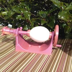 IMG_20200322_145449~2.jpg Файл STL Easter Egg Decorating Lathe・Дизайн для загрузки и 3D-печати