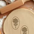 HS655-1.jpg Rose Cookie Cutter, Biscuit Cutter