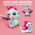 Man-rigged.jpg Cute Pink Dragon 3D print model