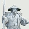 orientalfarmer2.jpg Agricultor de arroz oriental - aldeão errante com cajado de bambu - Grimdark Fantasy Miniature