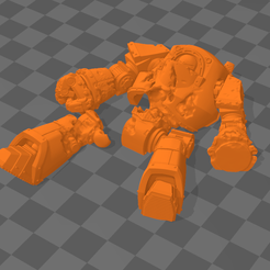 V1.png Free STL file Contempory Broken Robot・3D printer model to download