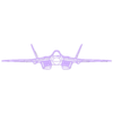 su 57 front.stl Wall Silhouette: Airplane Set