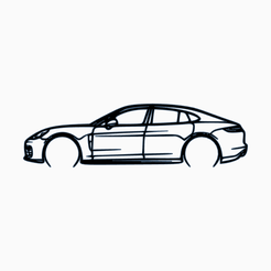 Porsche-Panamera-2020.png Fichier STL Porsche Panamera 2020・Idée pour impression 3D à télécharger