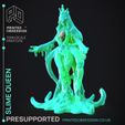 slime-queen-3.jpg Slime Queen - Slime Creature - PRESUPUESTO - Ilustrado y Estadísticas - Escala 32mm
