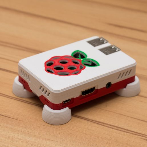 DSC_7608.jpg Free STL file Malolo's screw-less / snap fit Raspberry Pi 3 Model B+ Case & Stands・Design to download and 3D print, Malolo