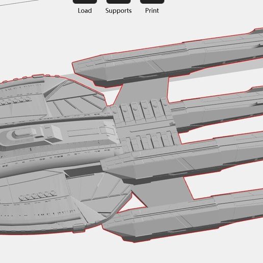 ⭐ USS Tenacious - star trek federation star ship・ STL File for 3D ...
