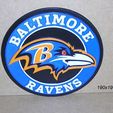 baltimore-ravens-escudo-letrero-rotulo-logotipo-impresion3d-estadio.jpg Baltimore Ravens, shield, sign, signboard, sign, logo, logo, 3dprint, teams, league, soccer