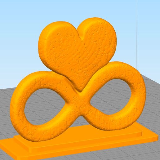 Eternal love stone 3D model