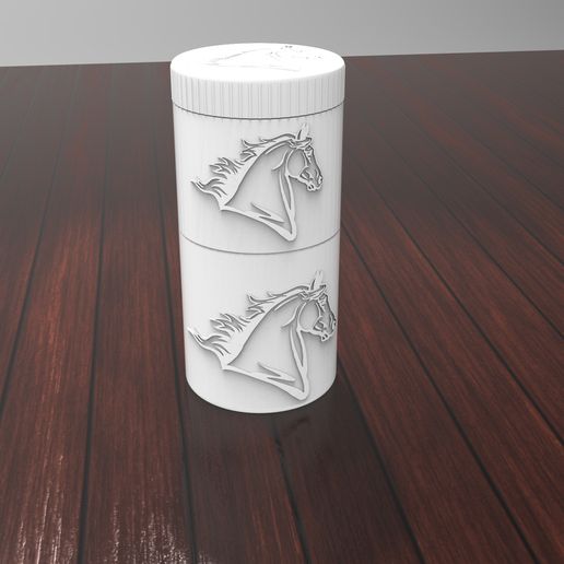 yerbero y azucarero Caballo head sugar mill 3D model